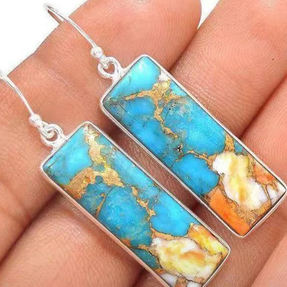 Unique Mosaic Style Earrings